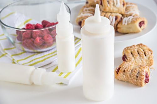 Fox Run Icing Squeeze Bottles Set of 3 Clear