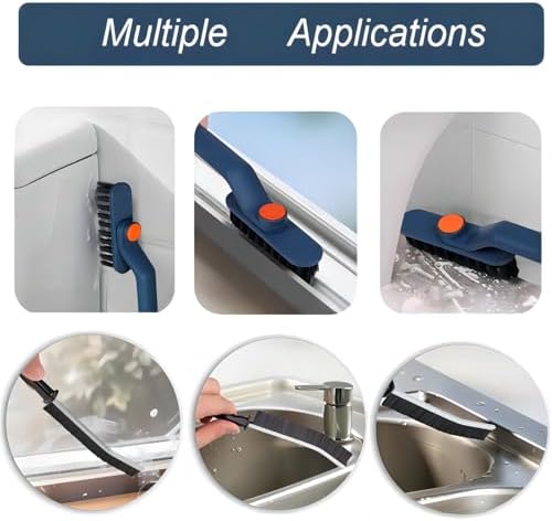3 Pcs Hard Bristle Crevice Cleaning Brush Set