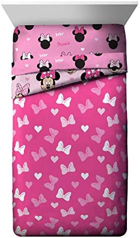 Jay Franco Kids Comforter with Minnie Mouse Pattern