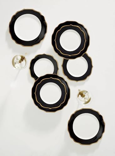 Lenox Contempo Luxe Dinner Plates Set of 4 Black