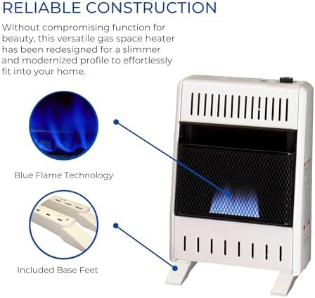 ProCom ML100TBA-B Ventless Propane Blue Flame Space Heater