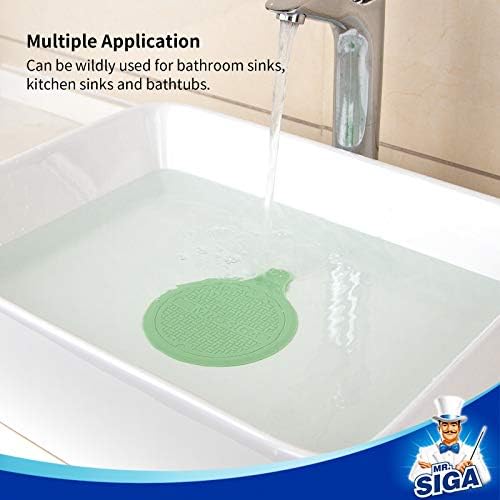 MRSIGA Silicone Bathtub Stopper 51 Inch 3 Pack