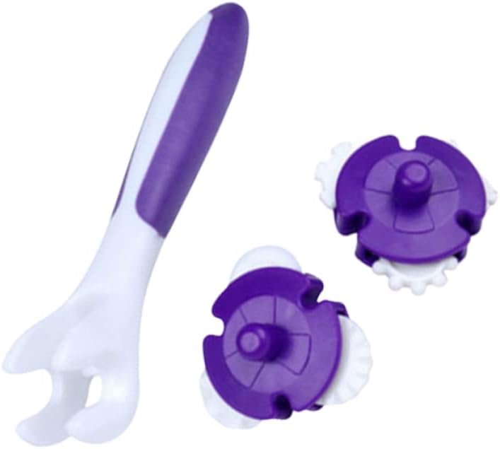 9 Pcs Reusable Dessert Making Tool Set Purple