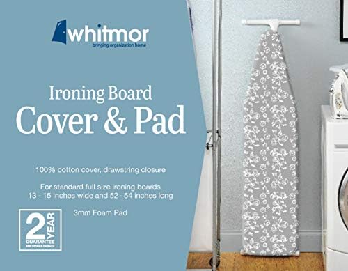 Whitmor Scorch Resistant Ironing Board Cover - Grey Swirl