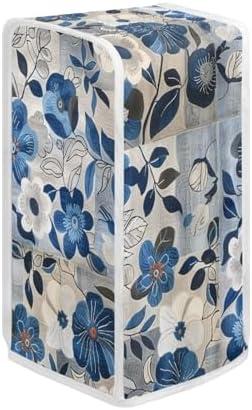 Blue Flower Desk Cover for Manual Can Opener