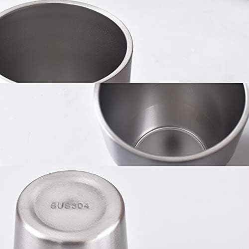 Newk Stainless Steel Cups Set of 2 10 Oz Double Wall Tumblers