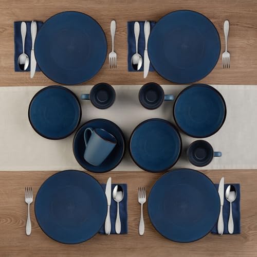 Pfaltzgraff Pierce 16-Piece Dinnerware Set Blue