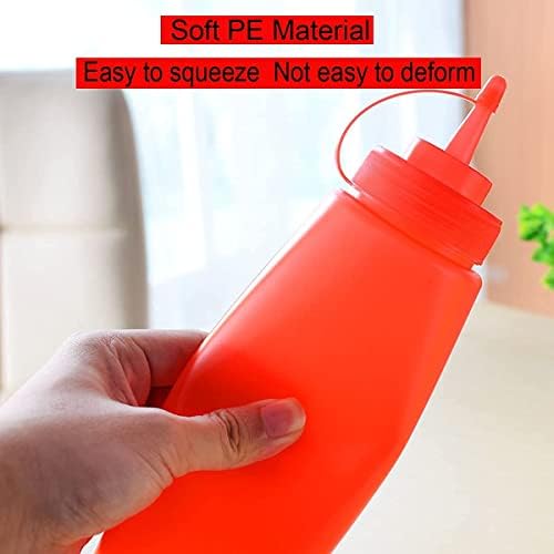 CONDRA FIELD Condiment Squeeze Bottles 3Pcs 135oz