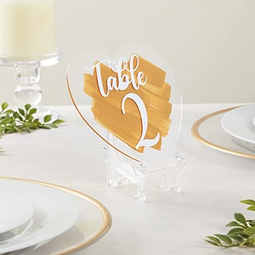 Juvale Clear Easel Stand Set 24 Pack