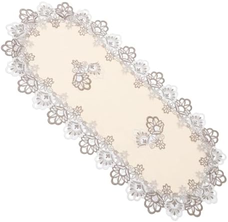 Elegant Lace Table Runner for Oval Tables