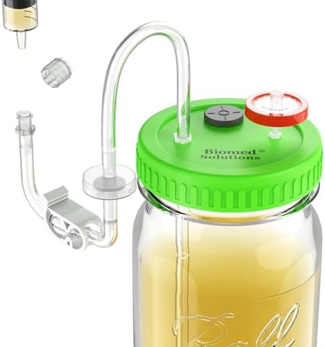 Upgraded Liquid Culture Lid with Tubing for Mushroom Growing 3pcs
