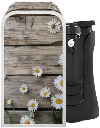 Wood Daisy Can Opener Dust Cover for Kitchen Decor