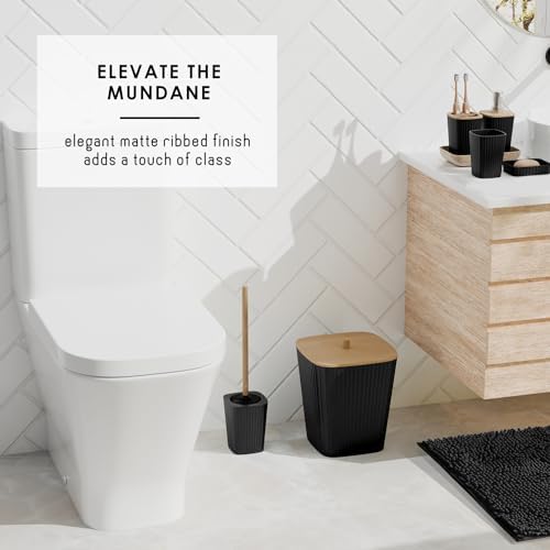 Clara Clark 22PC Black Bathroom Accessory Set