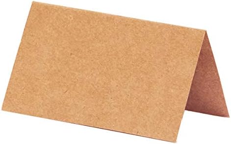 MATICAN 100 Count Kraft Place Cards for Weddings and Events