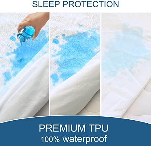 Full Size Mattress Protector Waterproof and Breathable Terry Soft Cover