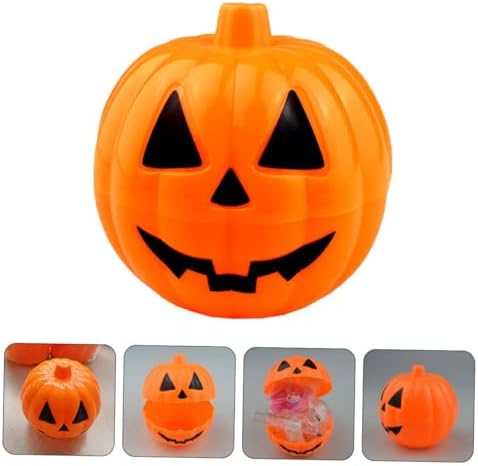 40pcs Halloween Pumpkin Candy Box for Party Favors and Treats