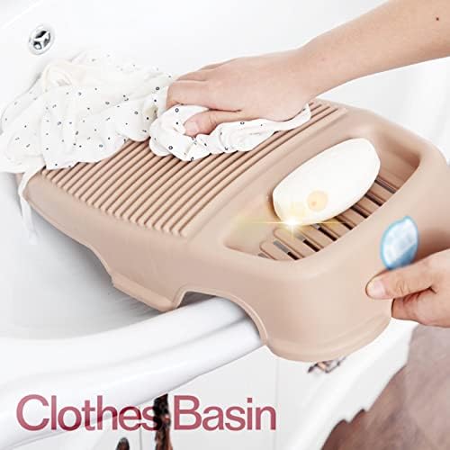 DCFV Non Slip Handheld Washboard Portable for Kids and Adults