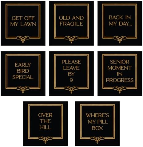 Funny Cocktail Napkins with 8 Witty Phrases