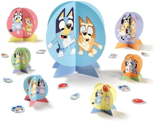 Bluey Table Centerpiece Kit 27 Piece Set