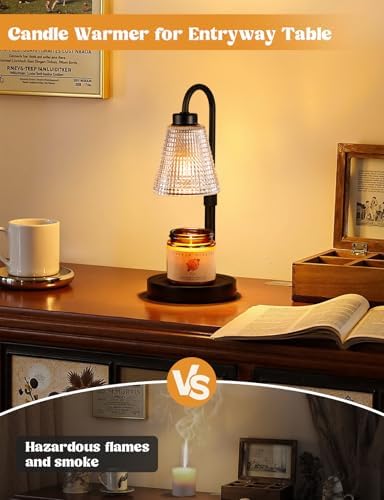 Innqoo Flame-Free Candle Warmer Lamp with Timer
