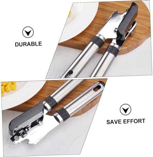 GRIRIW 1Pc Stainless Steel Can Opener and Bottle Opener