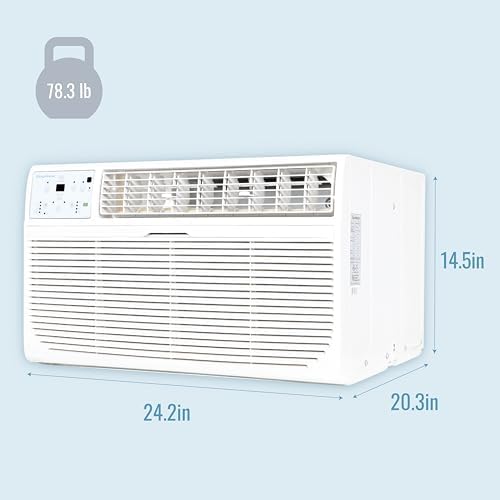 Keystone 14000 BTU Wall AC with Heat and Dehumidifier