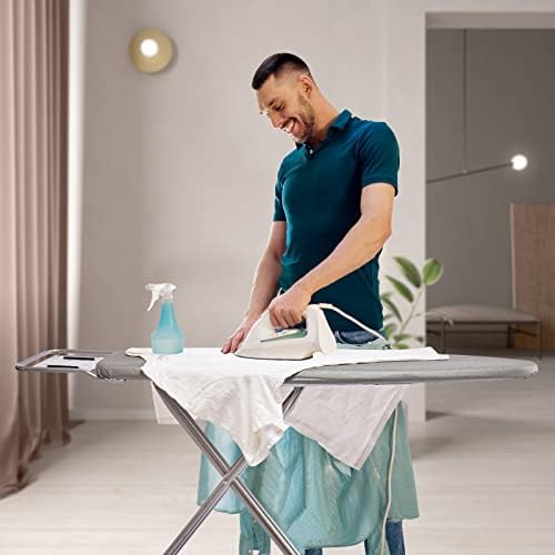 BKTD Ironing Board with Steam Rest and Non-Slip Foldable Stand