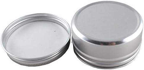 CTKcom 6-Packs 3 oz Aluminum Tin Cans with Screw Top Covers