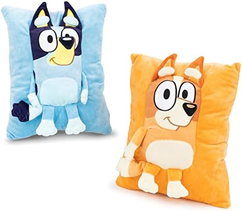 Bluey Bingo Snuggle Pillow - 13 Inch Throw Pillow