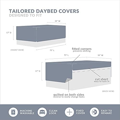 Madison Park Daybed Cover Set with Shams and Decorative Pillows