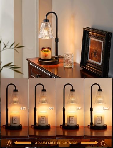 Innqoo Flame-Free Candle Warmer Lamp with Timer