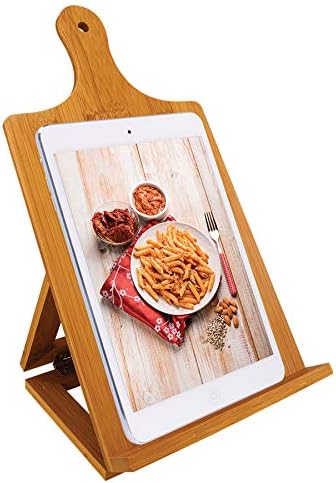 Custom Bamboo Chef Easel for Kitchen Use