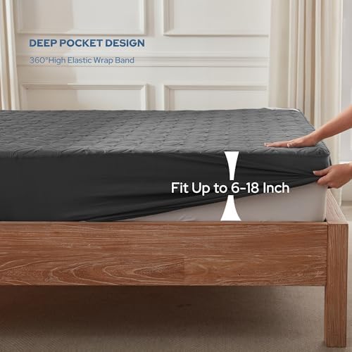 BEDLORE Waterproof Mattress Protector Queen Size