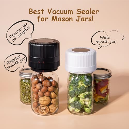 Fully Automatic Mason Jar Vacuum Sealer Kit