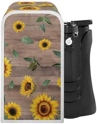 Wooden Sunflower Can Opener Dust Cover