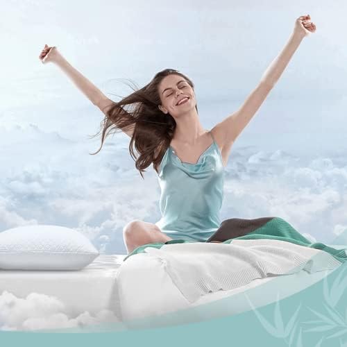 Rainmr Shredded Memory Foam Body Pillow for Side Sleepers