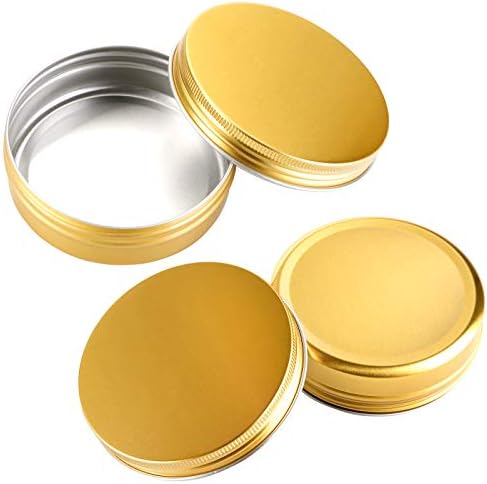 Foraineam 24 Piece 4 Oz Screw Lid Round Tin Jars