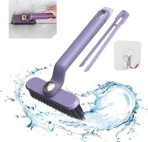 360 Degree Rotating Crevice Cleaning Brush with Trash Picker