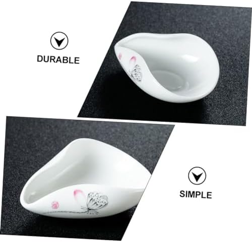 LIFKOME Tea Spoon Ceramic Leaf Dispenser Scoop Set