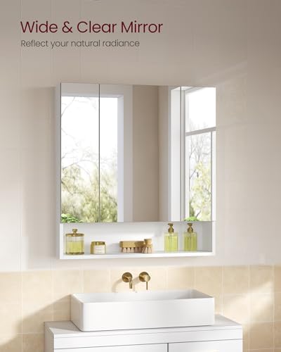 VASAGLE Medicine Cabinet with Mirror and Storage