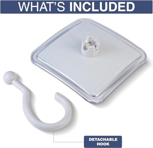 Mirrorvana Hangable Fogless Shower Mirror with 360 Swivel Hook
