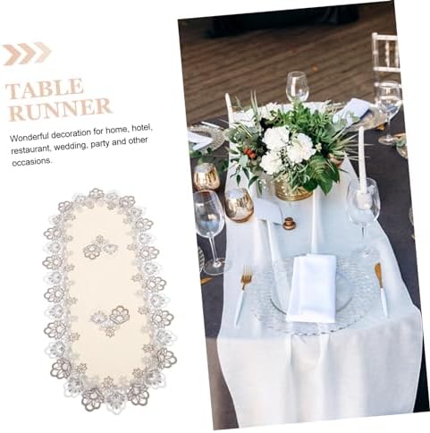 Elegant Lace Table Runner for Oval Tables