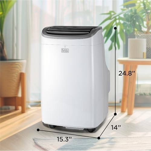 BLACKDECKER Portable Air Conditioner 9000 BTU White