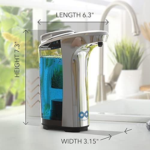 Everlasting Comfort Touchless Soap Dispenser with No Drip and Adjustable Output