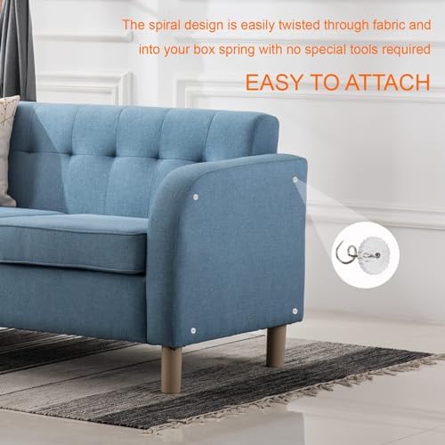 CANWUPON Upholstery Tacks with Twist Design No-Slip Holders