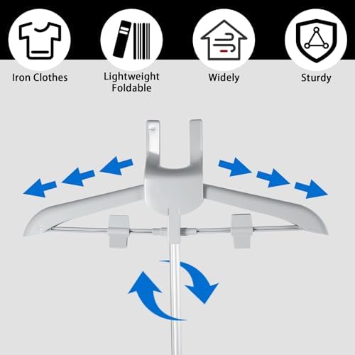 Garment Steamer Hanger with Ironing Glove and Stand