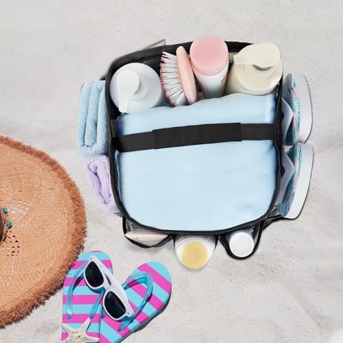 Attmu Mesh Shower Caddy with 8 Pockets Portable Dorm Organizer