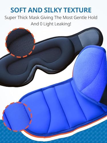 Sarisun Travel Pillow with Eye Mask and Head Strap - Black
