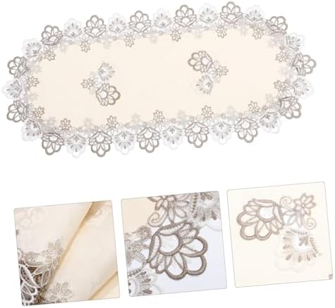 Elegant Lace Table Runner for Oval Tables
