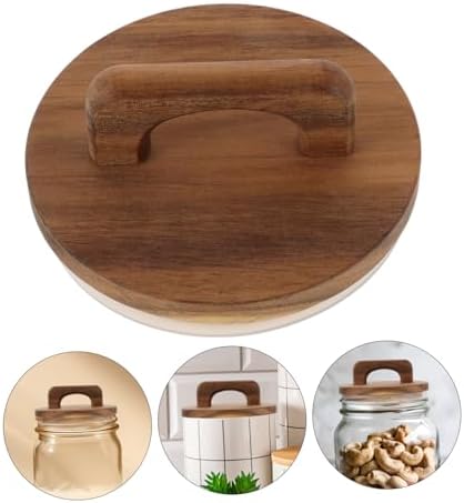 Wooden Lid Storage Jar Multipurpose Canning Covers